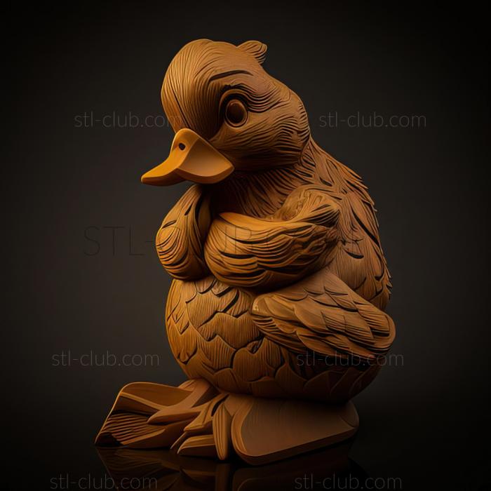 3D мадэль Так близко, но так далеко Kamonegis Sitting Duck (STL)